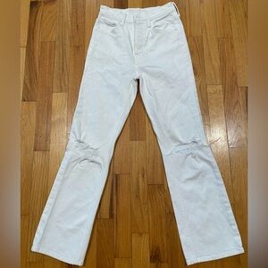 Mother Superior The Tripper White Jeans